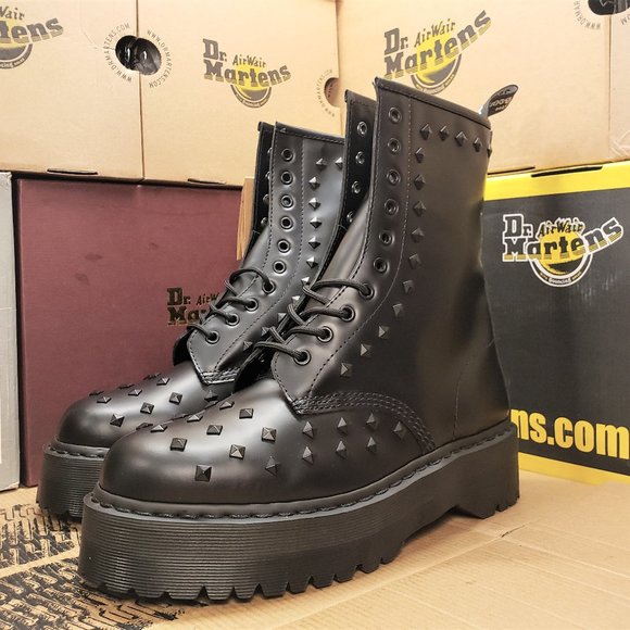 Dr. Martens Shoes - Dr. Martens / Jadon Hi Studded Mono